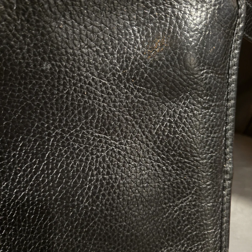 Nina Ricci Vintage Black Leather Clutch